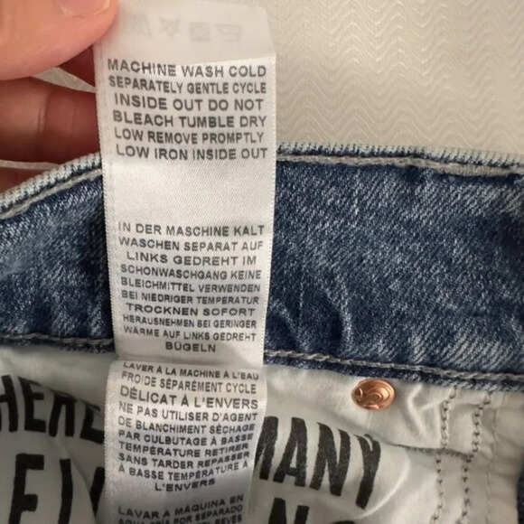 True Religion Ricky Relaxed Straight Denim Jeans Medium Light Wash Men's 29 - Picture 13 of 15